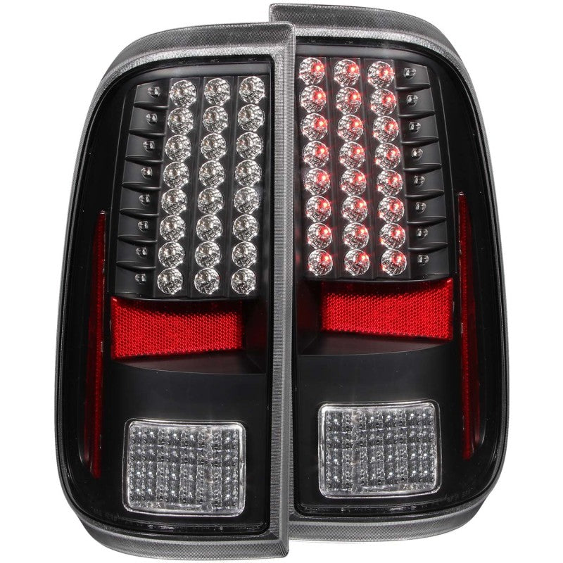 ANZO - [product_sku] - ANZO 2008-2015 Ford F-250 LED Taillights Black - Fastmodz