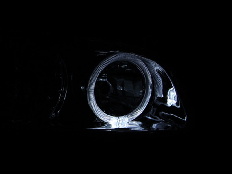 ANZO - [product_sku] - ANZO 2000-2001 Toyota Camry Crystal Headlights w/ Halo Black - Fastmodz