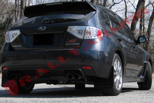 Load image into Gallery viewer, Rally Armor MF15-UR-BLK/RD FITS: V2 08-11 STI (hatch only) / 11 WRX (hatch only) UR Black Mud Flap w/ Red Logo