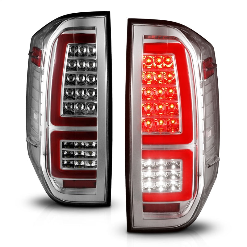 ANZO 311438 - FITS: 2014-2021 Toyota Tundra LED Taillights Chrome Housing/Clear Lens