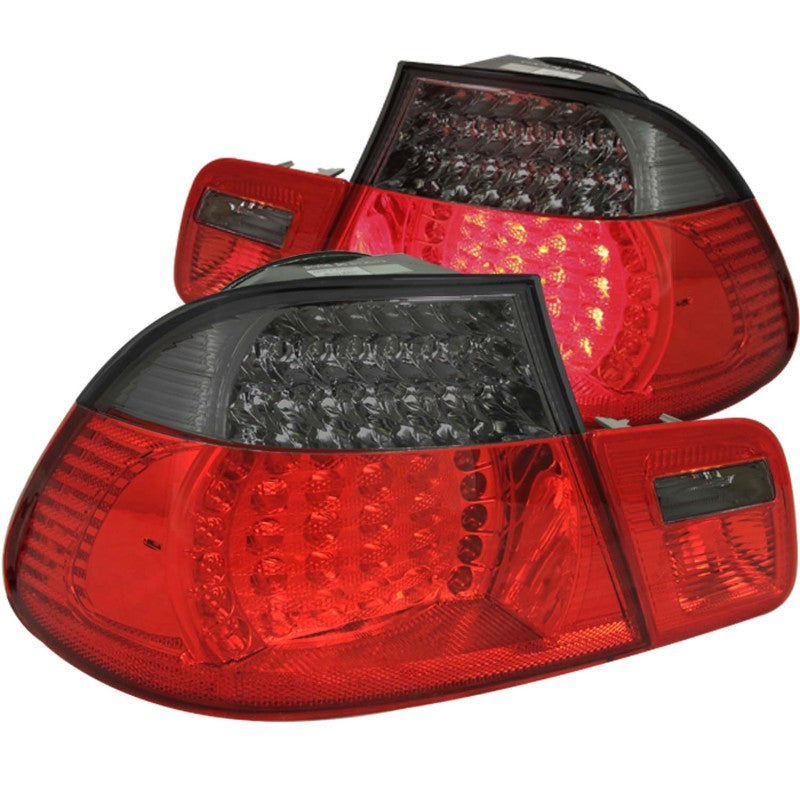 ANZO 321127 -  FITS: 1999-2001 BMW 3 Series E46 LED Taillights Red/Smoke 2pc