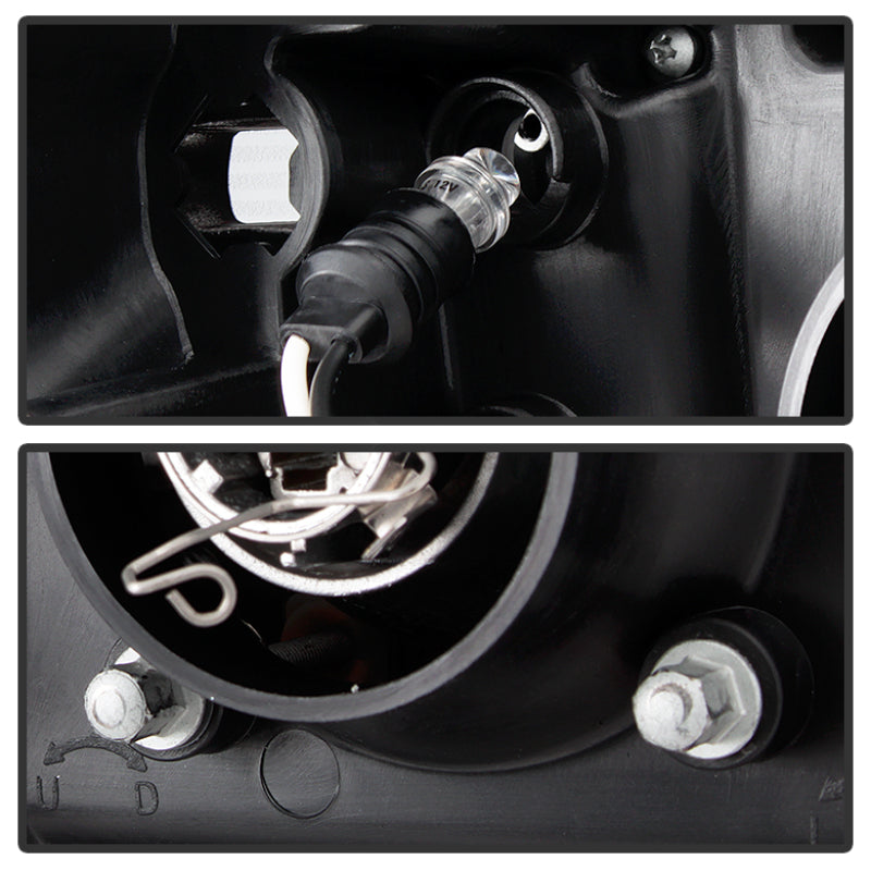 SPYDER 5010605 - Spyder GMC Sierra 1500/GMC Sierra Denali 08-13 Projector LED Halo- LED Blk PRO-YD-GS07-HL-BK