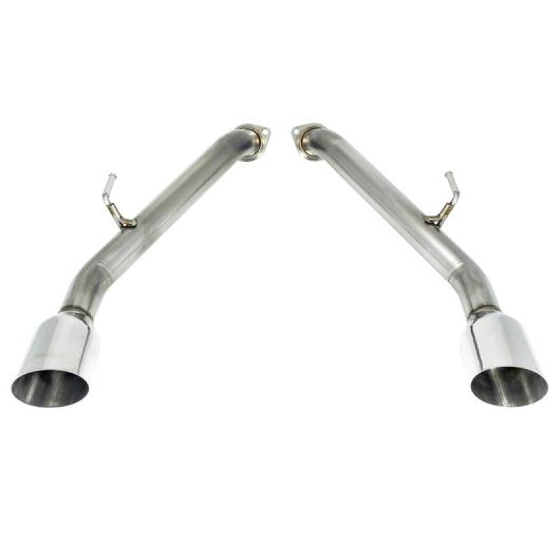 Remark RO-TSQ5-S - 2014+ Infiniti Q50 Axle Back Exhaust w/Stainless Steel Single Wall Tip