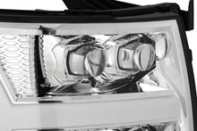 Load image into Gallery viewer, AlphaRex 880207 FITS 07-13 Chevy 1500HD NOVA LED Proj Headlights Plank Style Chrm w/Activ Light/Seq Signal