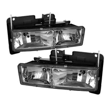Load image into Gallery viewer, SPYDER 5064387 - Xtune Chevy Suburban 88-98 Crystal Headlights Chrome HD-JH-CCK88-C