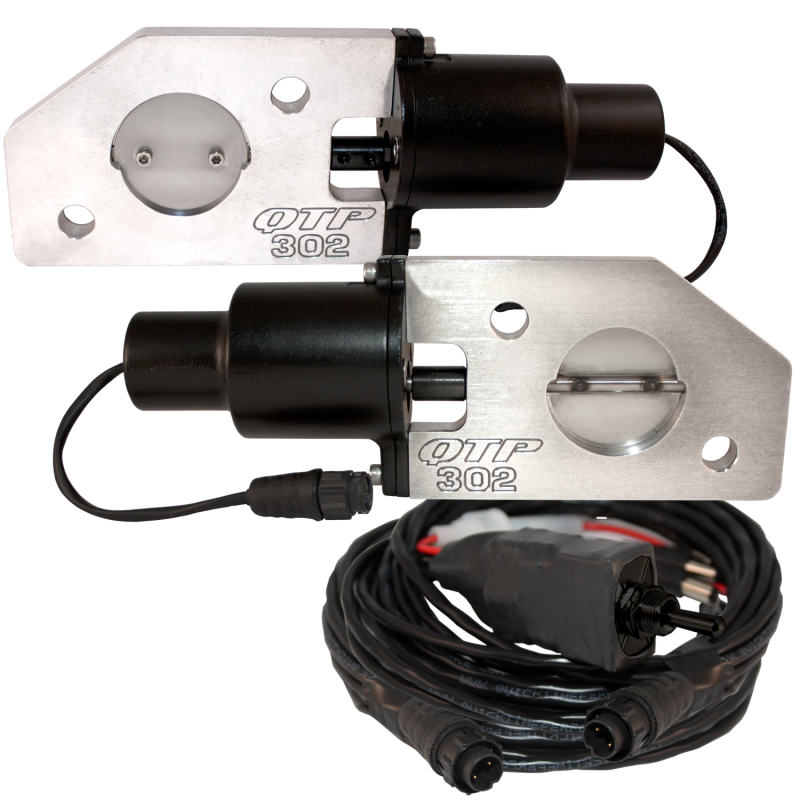 QTP QTEC30 FITS 3in Bolt-On QTEC Electric Cutout ValveSingle