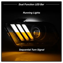 Load image into Gallery viewer, SPYDER 5084569 - Spyder Ford Mustang 10-13 Projector HeadlightsHID Model OnlyBlack PRO-YD-FM2010V2-HID-BK