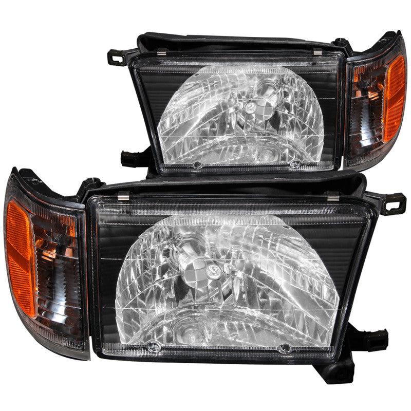 ANZO 111077 FITS: 1999-2002 Toyota 4Runner Crystal Headlights Black