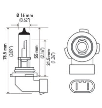 Load image into Gallery viewer, Hella H71071012 - H10 12V 65W Xen White Bulb (Pair)