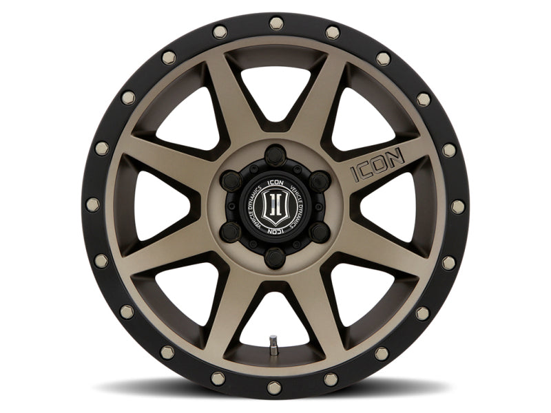 ICON 1817859057BR - Rebound 17x8.5 6x5.5 25mm Offset 5.75in BS 95.1mm Bore Bronze Wheel