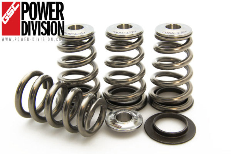 GSC Power Division 5062 - GSC P-D Mitsubishi 4B11T High Pressure Single Conical Valve Spring and Ti Retainer Kit