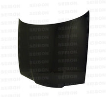 Load image into Gallery viewer, Seibon HD9298BMWE364D-OE FITS 92-98 BMW 3 Series 4dr (E36) OEM Carbon Fiber Hood