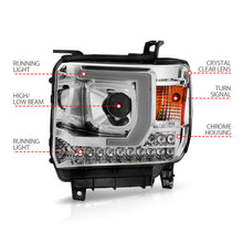 Load image into Gallery viewer, ANZO 111553 FITS 14-15 GMC Sierra 1500/2500HD/3500HD Plank Style Projector HeadlightChrome Housing