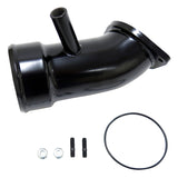 Wehrli WCF100721-GB - 17-19 Chevrolet 6.6L L5P Duramax 3.5in Intake Horn w/PCV Port Gloss Black