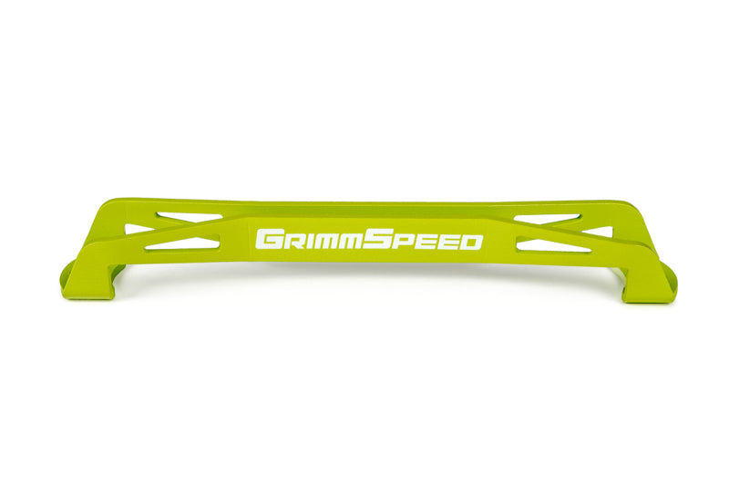 GrimmSpeed 121037 - Grimm Speed Subaru Impreza/WRX/STI/Legacy/Forester/BRZ Lightweight Battery Tie Down Neon Green