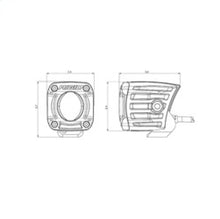 Load image into Gallery viewer, Rigid Industries 491613 FITS Revolve Pod w/Amber Trim Ring - Pair