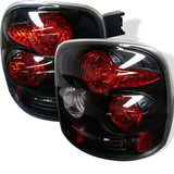 SPYDER 5002105 - Spyder Chevy Silverado Stepside 99-04 Euro Style Tail Lights Black ALT-YD-CS99STS-BK