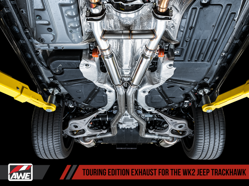 AWE Tuning 3015-31017 FITS 2020 Jeep Grand Cherokee SRT/Trackhawk Touring Edition Exhaust - Use w/Stock Tips