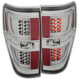 ANZO 311259 FITS: 2009-2013 Ford F-150 LED Taillights Chrome