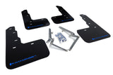 Rally Armor MF47-UR-BLK/BL FITS: 17-18 Honda Civic Type R (Type R Only) UR Black Mud Flap w/ Blue Logo