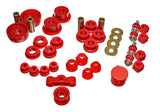 Energy Suspension 16.18101R FITS 84-87 Honda Civic/CRX Red Hyper-Flex Master Bushing Set