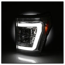 Load image into Gallery viewer, SPYDER 5084705 - Spyder 11-16 Ford F-250/F-350 V2 Projector HeadlightsLight Bar DRLChrome PRO-YD-FS11V2-LB-C