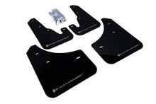 Load image into Gallery viewer, Rally Armor MF9-UR-BLK/SIL FITS: 2004-2009 Mazda3/Speed 3 UR Black Mud Flap w/ Silver Logo