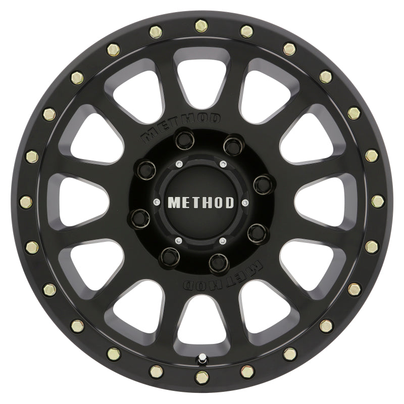 Method Wheels MR30589087518H - Method MR305 NV HD 18x9 +18mm Offset 8x170 130.81mm CB Matte Black Wheel
