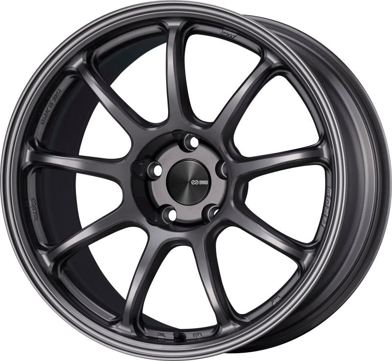 Enkei 540-770-4945DS - PF09 17x7 4x100 45mm Offset 75mm Bore Dark Silver Wheel