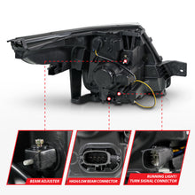 Load image into Gallery viewer, ANZO 111575 FITS 11-15 Ford Explorer (w/Factory Halogen HL Only) Projector Headlights w/Light Bar Black Housing