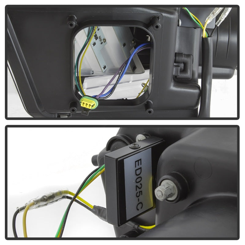 SPYDER 5084569 - Spyder Ford Mustang 10-13 Projector HeadlightsHID Model OnlyBlack PRO-YD-FM2010V2-HID-BK