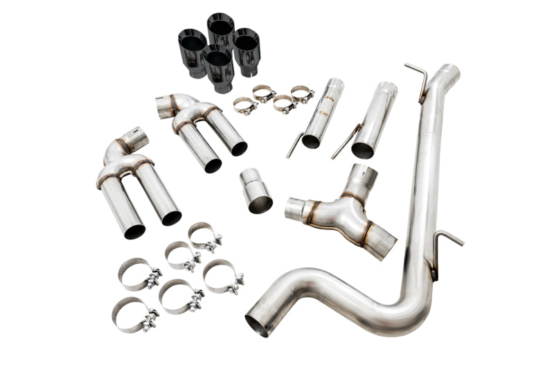 AWE Tuning 3015-43150 FITS Audi 8V S3 Track Edition Exhaust w/Diamond Black Tips 102mm