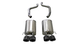 CORSA Performance 21010BLK FITS Corsa 05-08 Chevrolet Corvette (C6) 6.0L/6.2L Black Xtreme Axle-Back Exhaust w/4.5in Tips