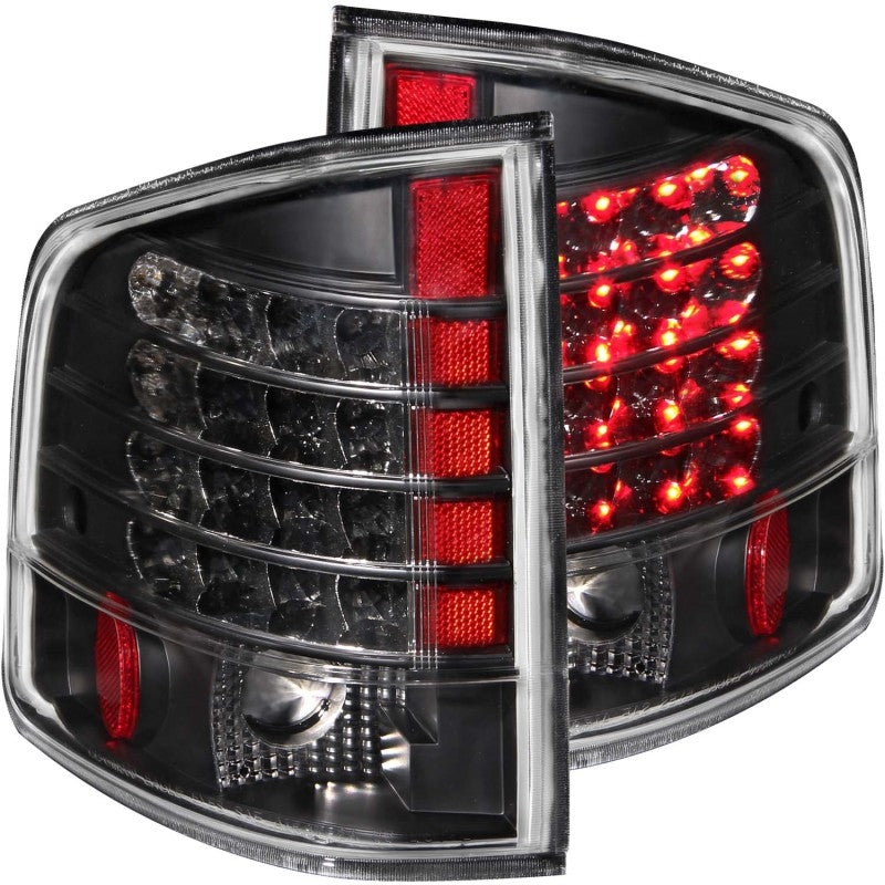 ANZO - [product_sku] - ANZO 1995-2005 Chevrolet S-10 LED Taillights Black - Fastmodz