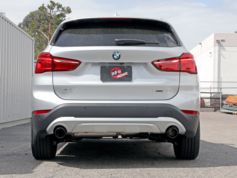 aFe 49-36349-B FITS MACHForce XP Exhausts Axle-Back 15-21 BMW X1 2.0L (t) (SS w/Black Tips)