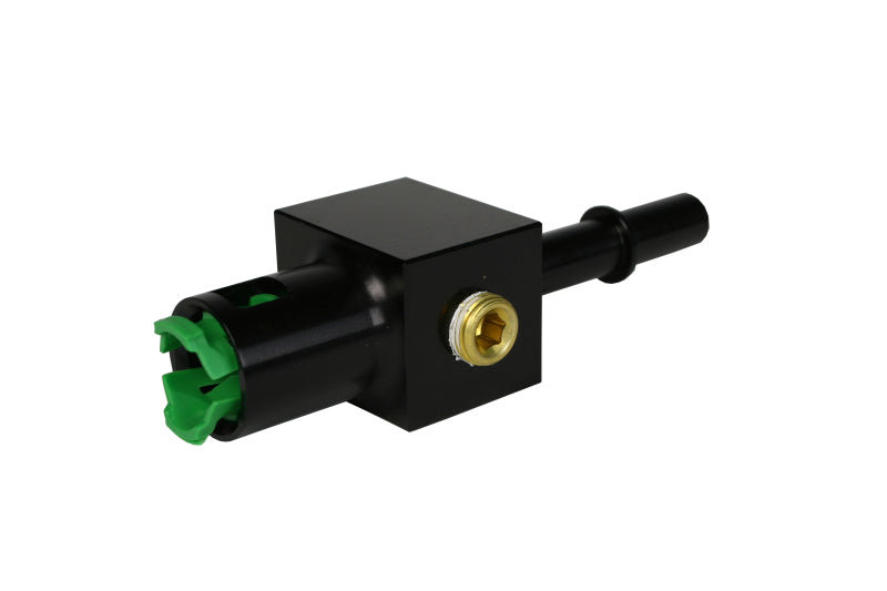Aeromotive 15121 FITS 3/8in Quick Connect with AN-08 port and 1/8in gauge port