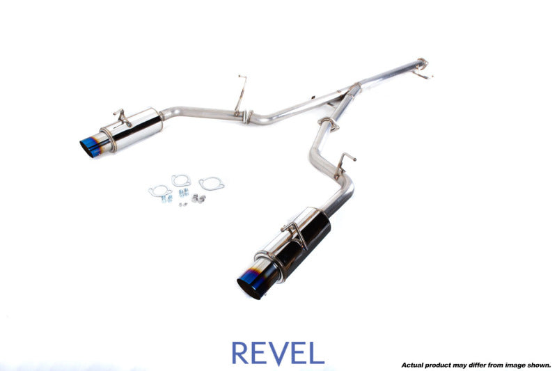 Revel T90034KR - Medallion Touring-S Catback Exhaust Dual Muffler/ Blue Tip 90-99 Mitsubishi 3000GT VR4
