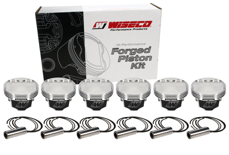 Wiseco K606M955 - Nissan 04 350Z VQ35 4v Domed +7cc 95.5 Piston Shelf Stock Kit