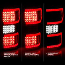 Load image into Gallery viewer, ANZO - [product_sku] - ANZO 2018-2019 Ford F-150 LED Taillight Chrome (Red Light Bar) (w/ Sequential) - Fastmodz