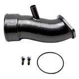 Wehrli WCF100833-GB - 2020+ Chevrolet 6.6L L5P Duramax 3.5in Intake Horn w/PCV Port Gloss Black