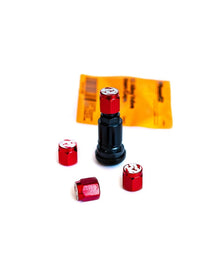 fifteen52 52-VALVE-PACK-RED - Fifteen52 Valve Stem Cap SetRed4 Pieces