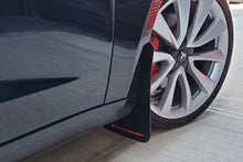 Load image into Gallery viewer, Rally Armor MF62-UR-BLK/BL FITS: 17+ Tesla Model 3 UR Black Mud Flap w/ Blue Logo