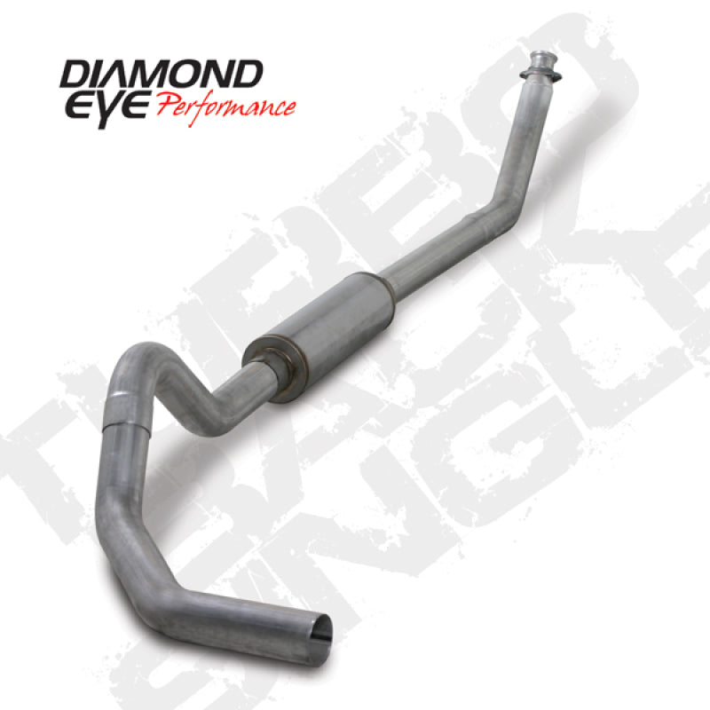 Diamond Eye Performance K4212A - Diamond Eye KIT 4in TB SGL AL: 98.5-02 DODGE CUMMINS 5.9L