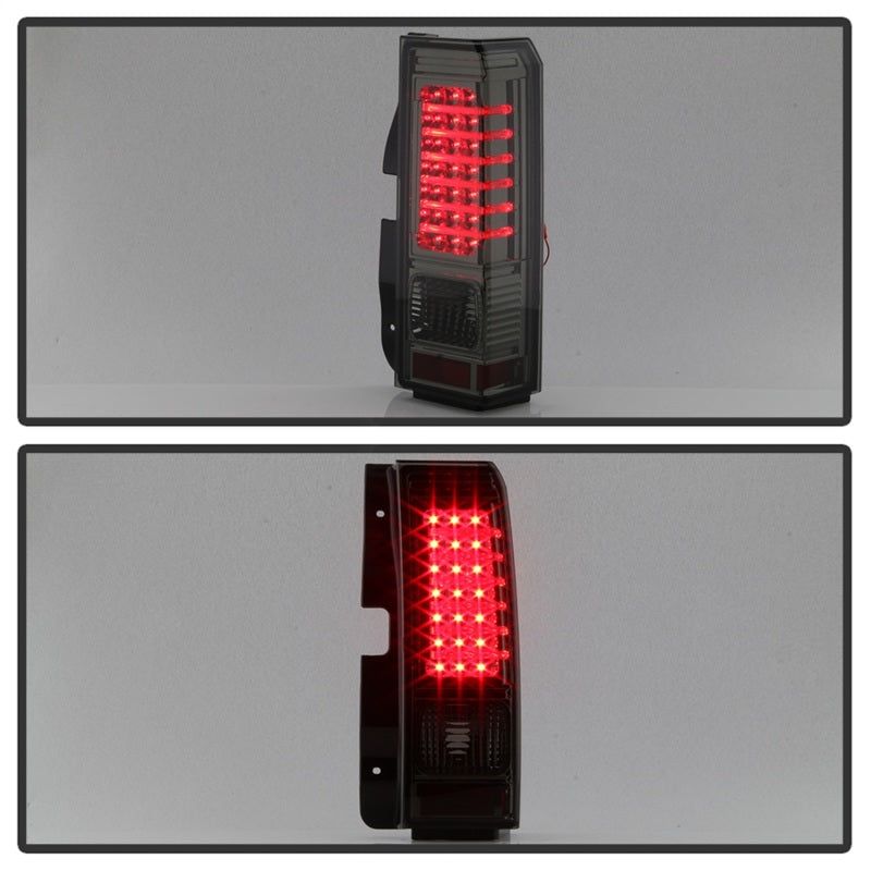 SPYDER 5013064 - Xtune Hummer H3 06-09 ( Non H3T ) LED Tail Lights Smoke ALT-ON-HH306-LED-SM