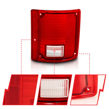 Load image into Gallery viewer, ANZO 311317 FITS 1978-1991 Chevy Blazer Taillight Red/Clear Lens w/o Chrome Trim Fleetside (OE Replacement)