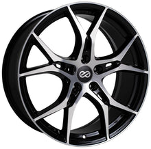 Load image into Gallery viewer, Enkei 517-775-6545BKM - Vulcan 17x7.5 45mm Offset 5x114.3 Bolt 72.6mm Bore Black Machined Wheel