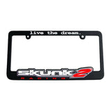 Skunk2 Racing 838-99-1450 -  -Skunk2 Live The Dream License Plate Frame