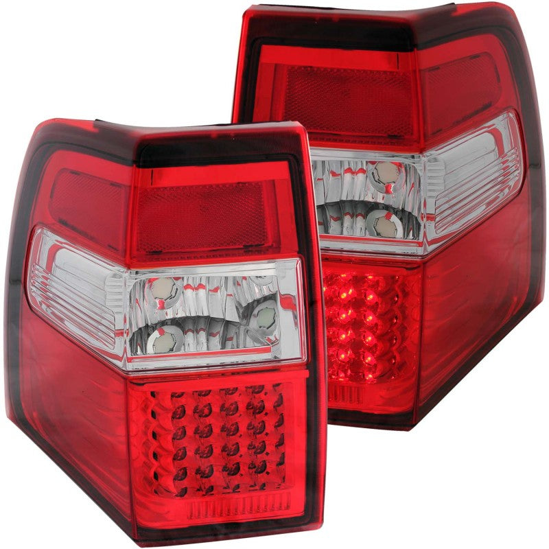 ANZO 311108 FITS 2007-2014 Ford Expedition LED Taillights Red/Clear