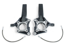 Maxtrac 703440 FITS 703440 - MaxTrac 09-18 Ford F-150 2WD 4-4.5in Front Lift Spindles w/Extended DOT Compliant Brake Lines