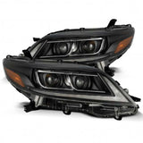 AlphaRex 880764 FITS 11-21 Toyota Sienna PRO-Series Proj Headlights Plank Style Black w/Seq Signal/DRL